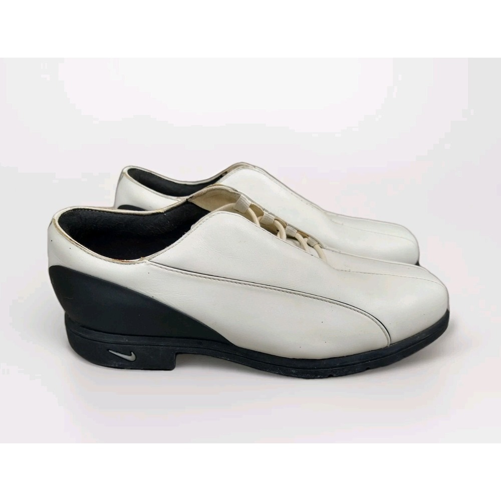 Nike Golf Verdana Last Women's Leather Golf Shoes‎ Spikes Cleats Size 7.5 White